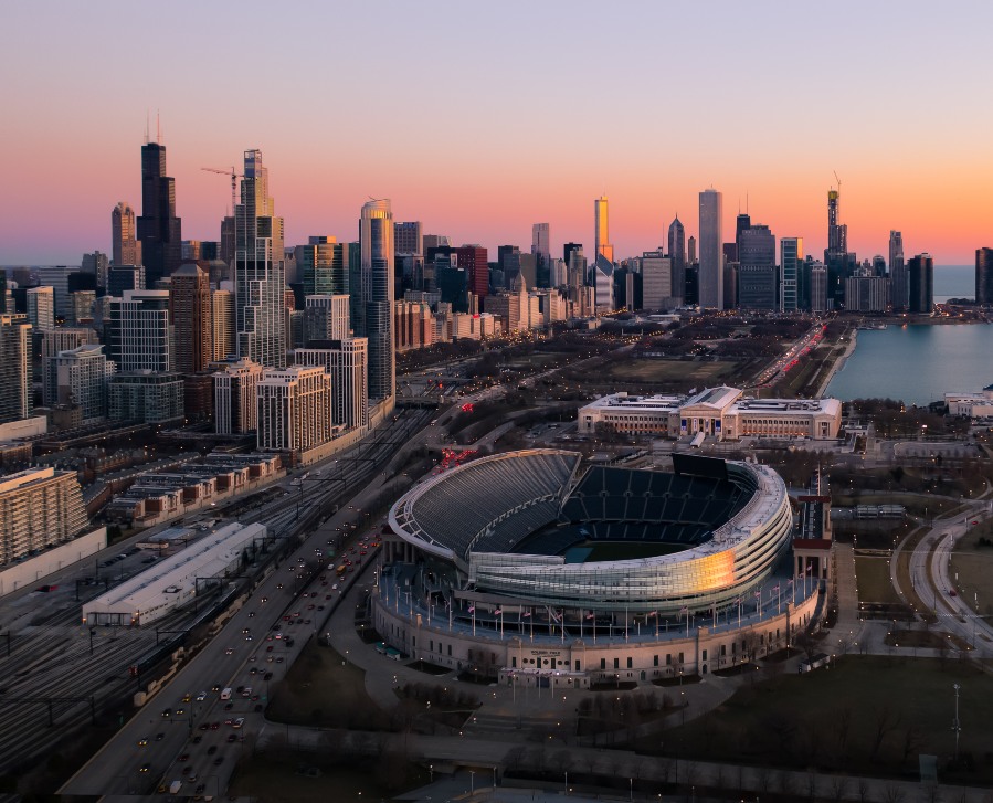 Chicago Bears Soilder Field in Chicago, Illinois